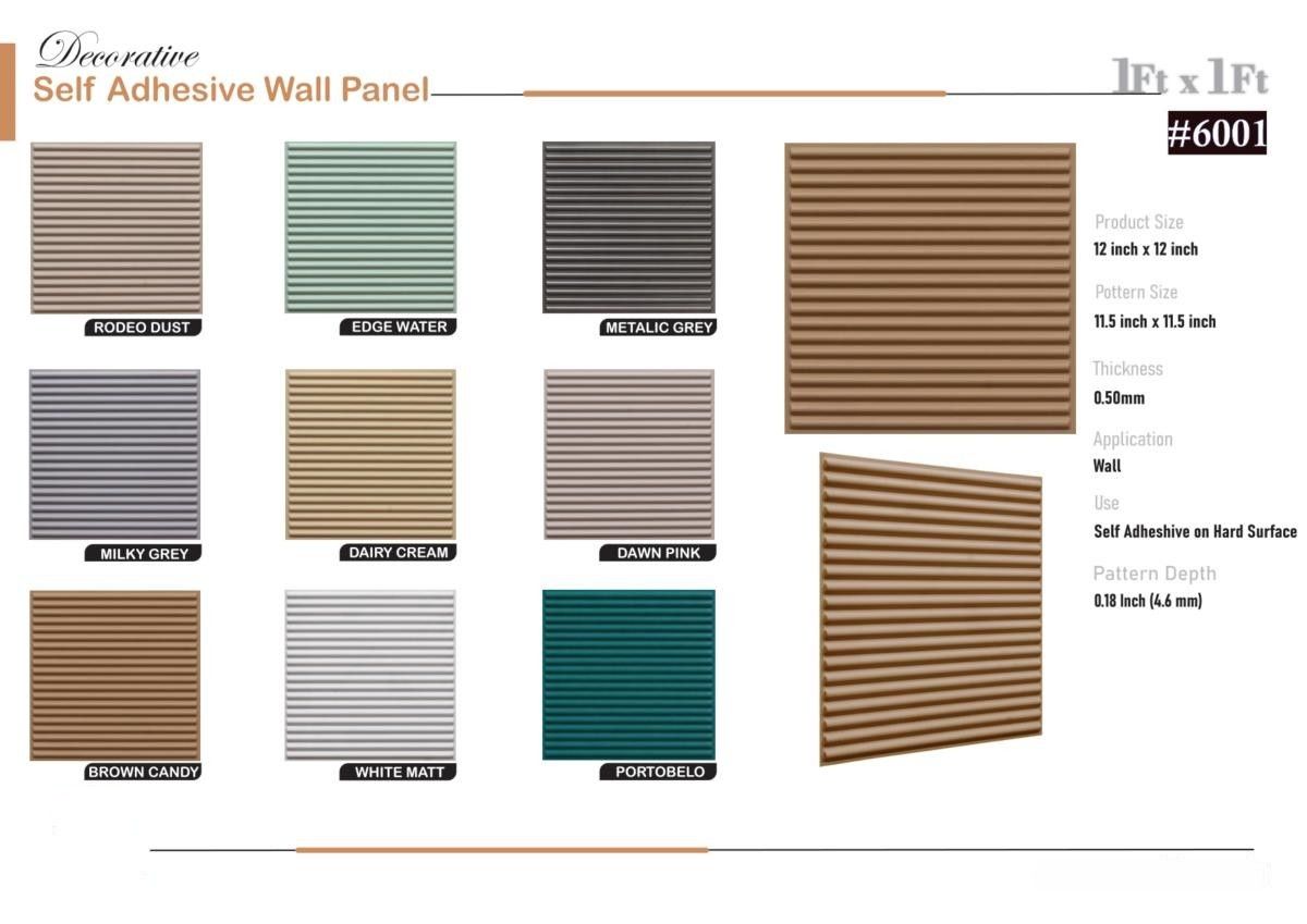12x12 Self Adhesive PVC Catalog Page