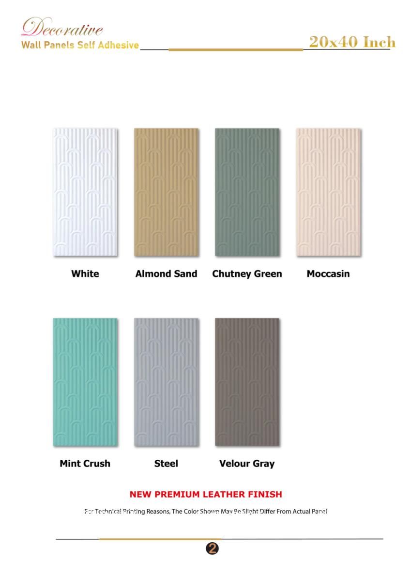 20x40 Self Adhesive Series Catalog Page