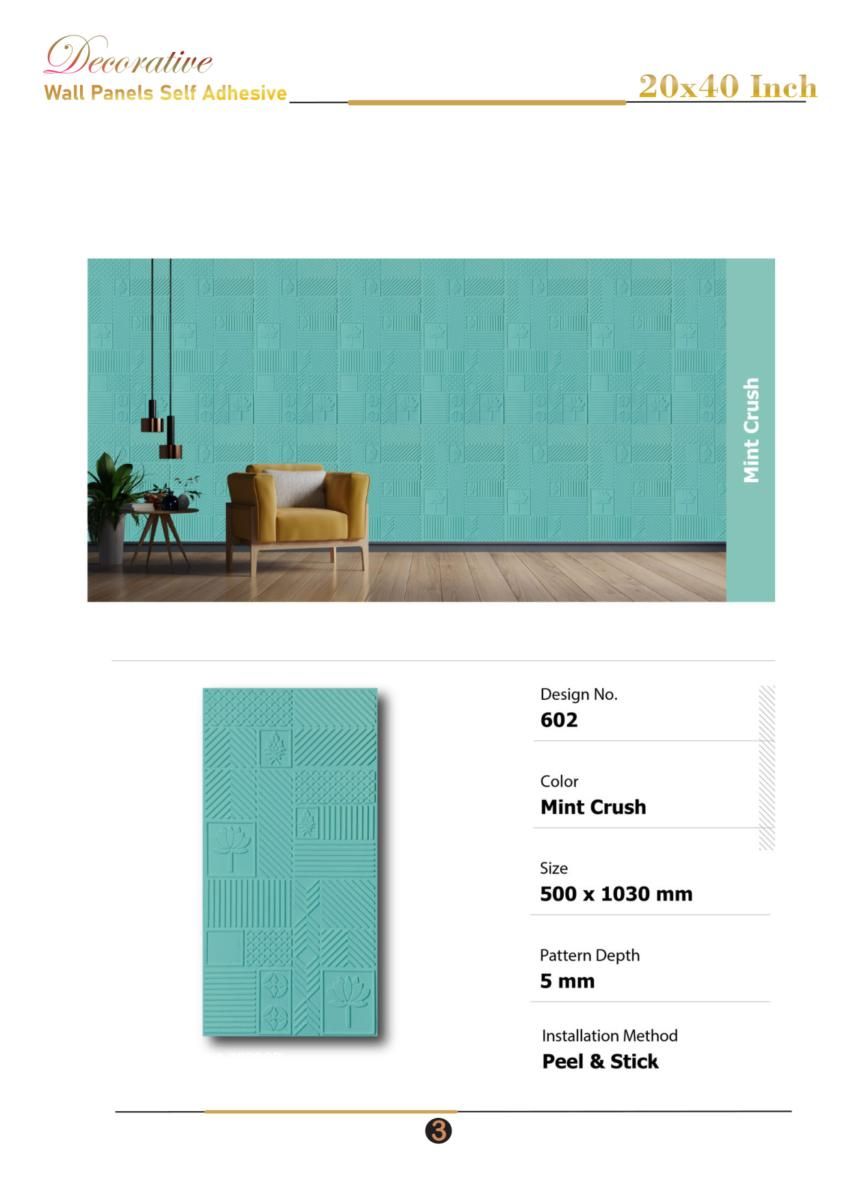20x40 Self Adhesive Series Catalog Page