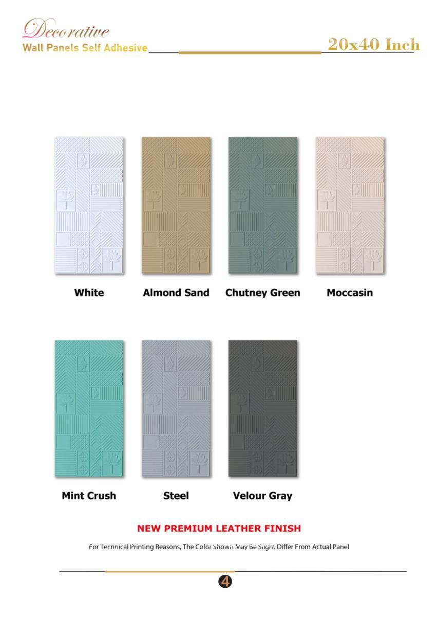 20x40 Self Adhesive Series Catalog Page