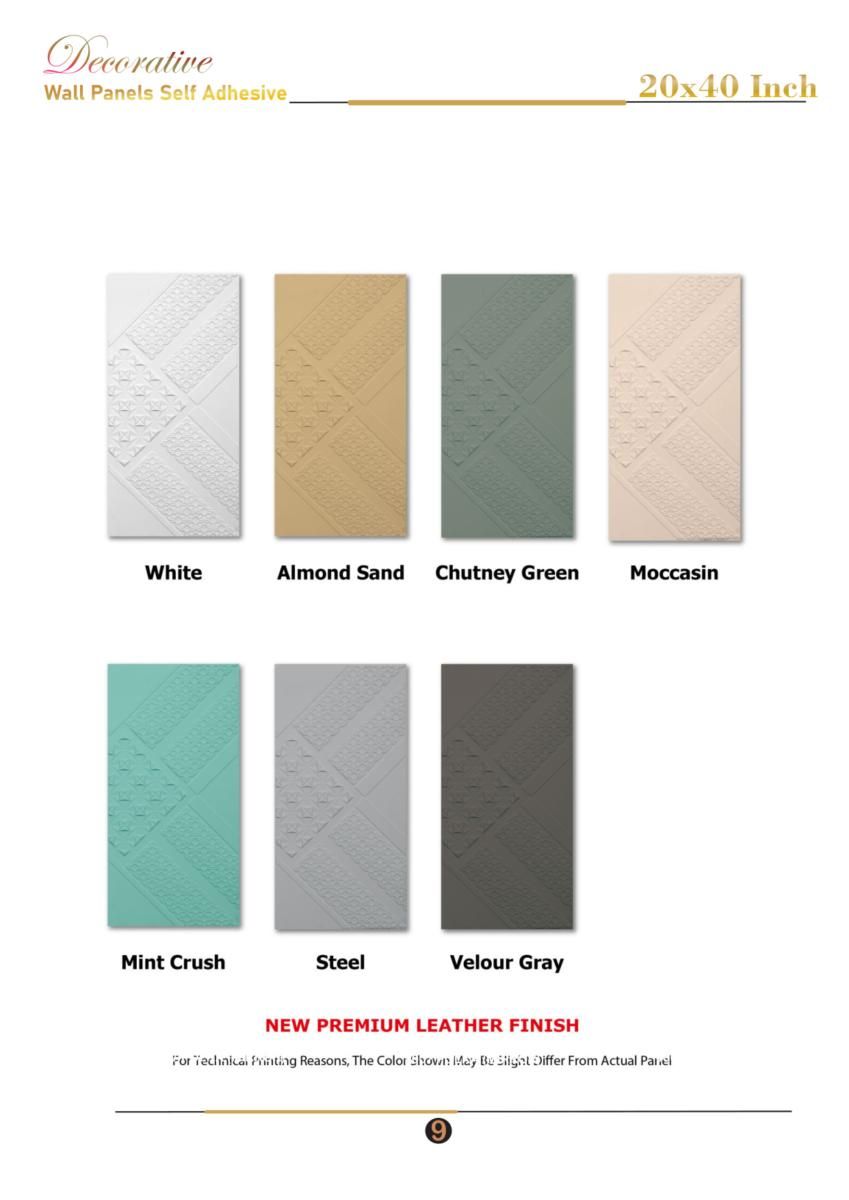 20x40 Self Adhesive Series Catalog Page