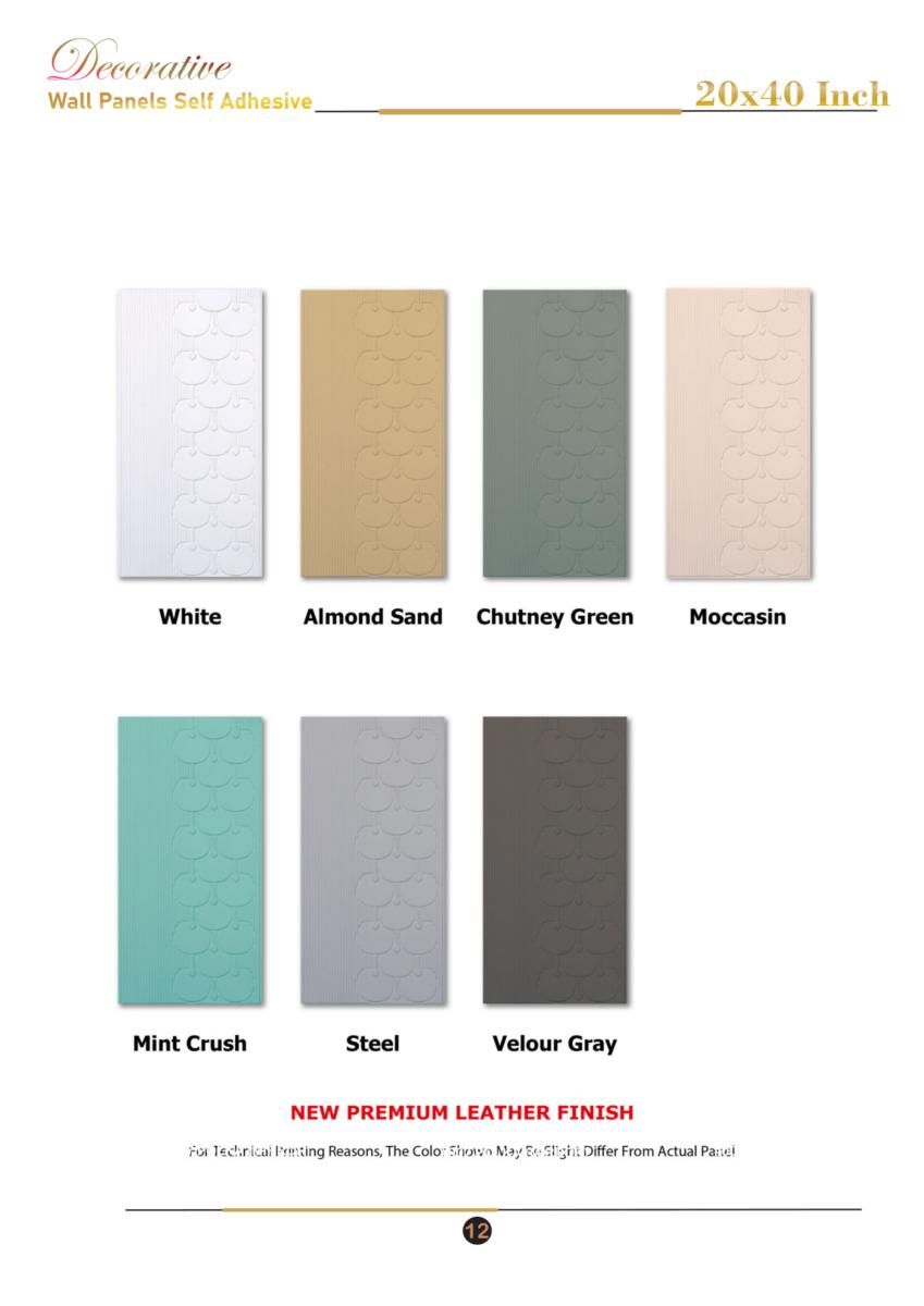 20x40 Self Adhesive Series Catalog Page