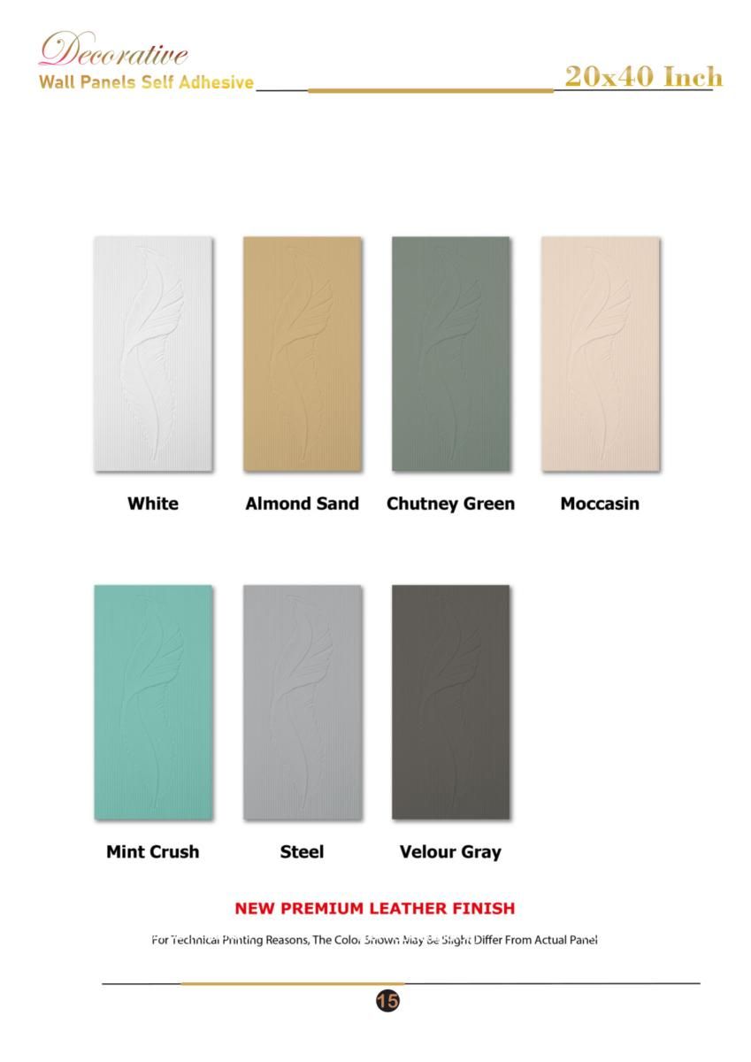 20x40 Self Adhesive Series Catalog Page