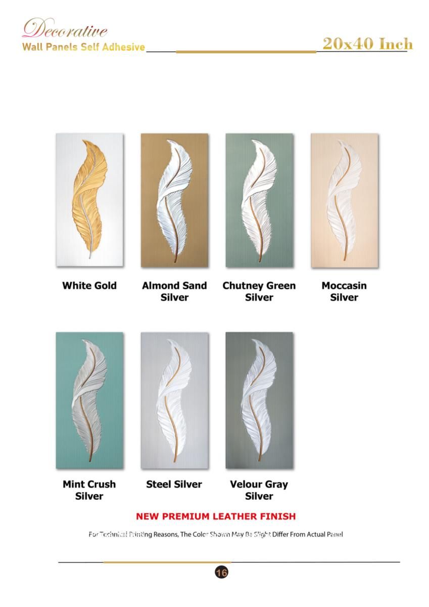 20x40 Self Adhesive Series Catalog Page