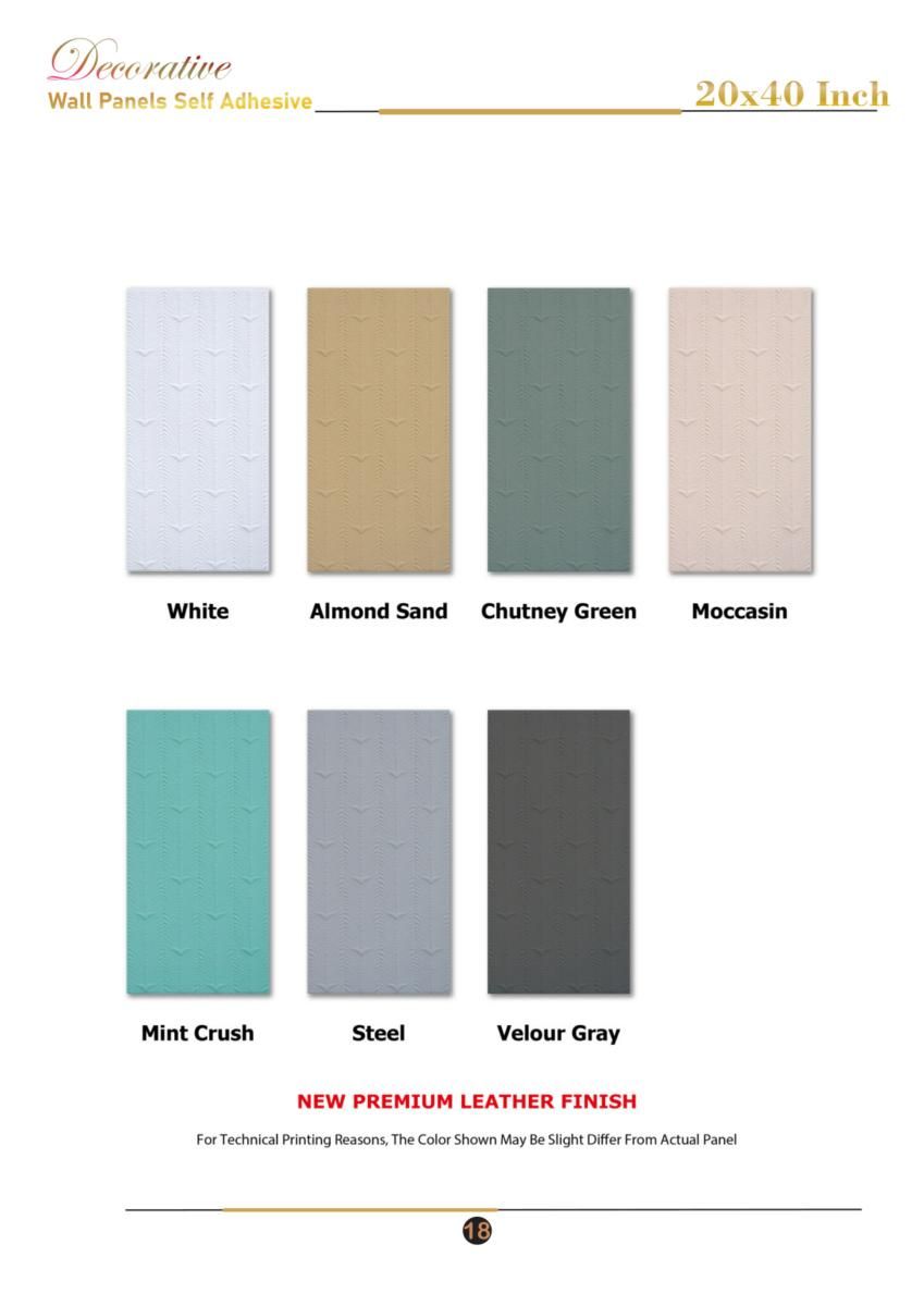 20x40 Self Adhesive Series Catalog Page