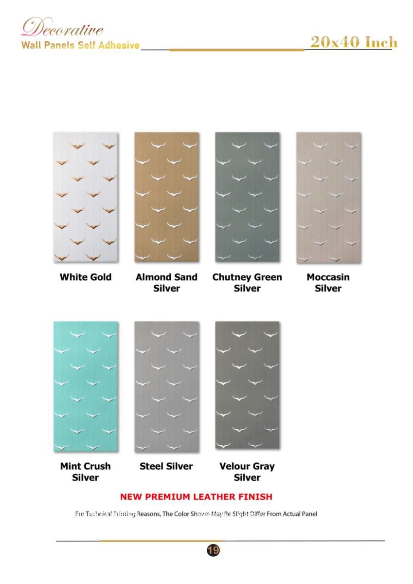 20x40 Self Adhesive Series Catalog Page