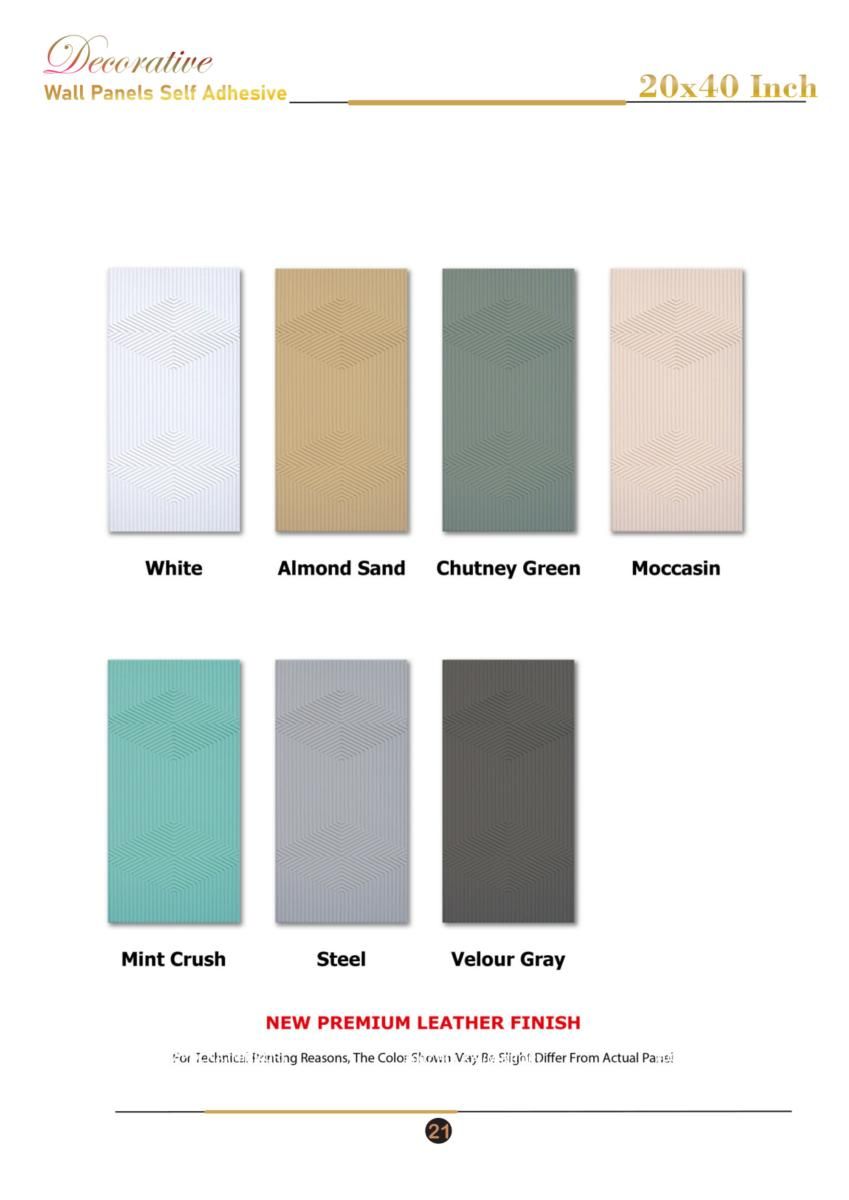 20x40 Self Adhesive Series Catalog Page