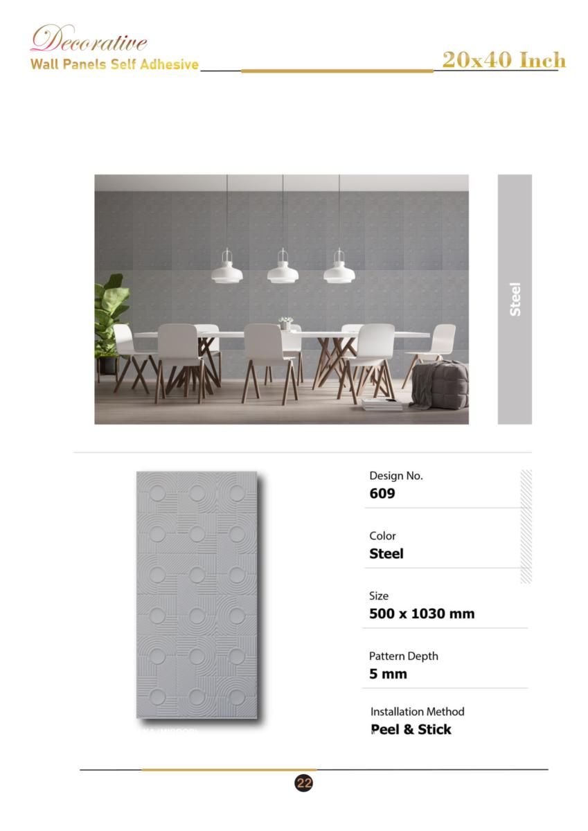 20x40 Self Adhesive Series Catalog Page