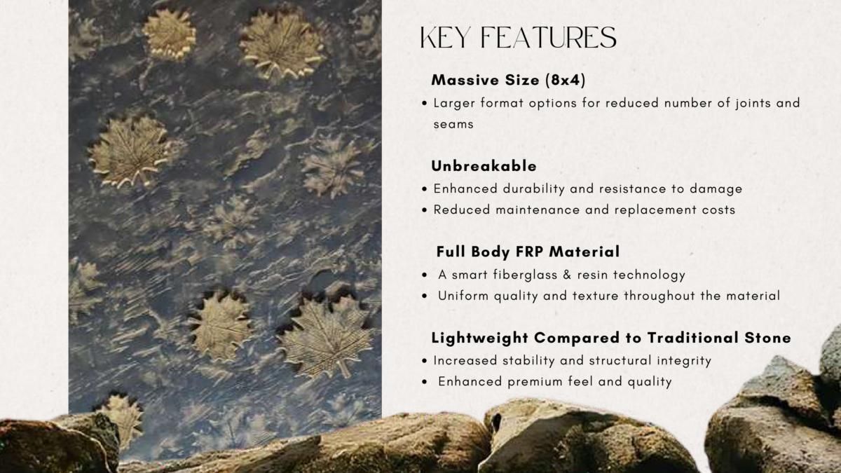 ROCKOERA PU Stone Catalog Page