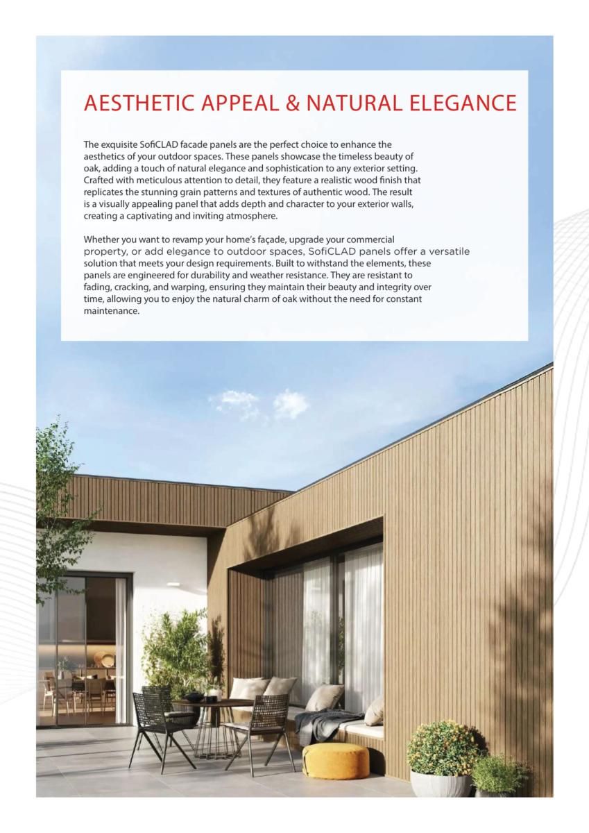 Soficlad Exterior Panels Catalog Page