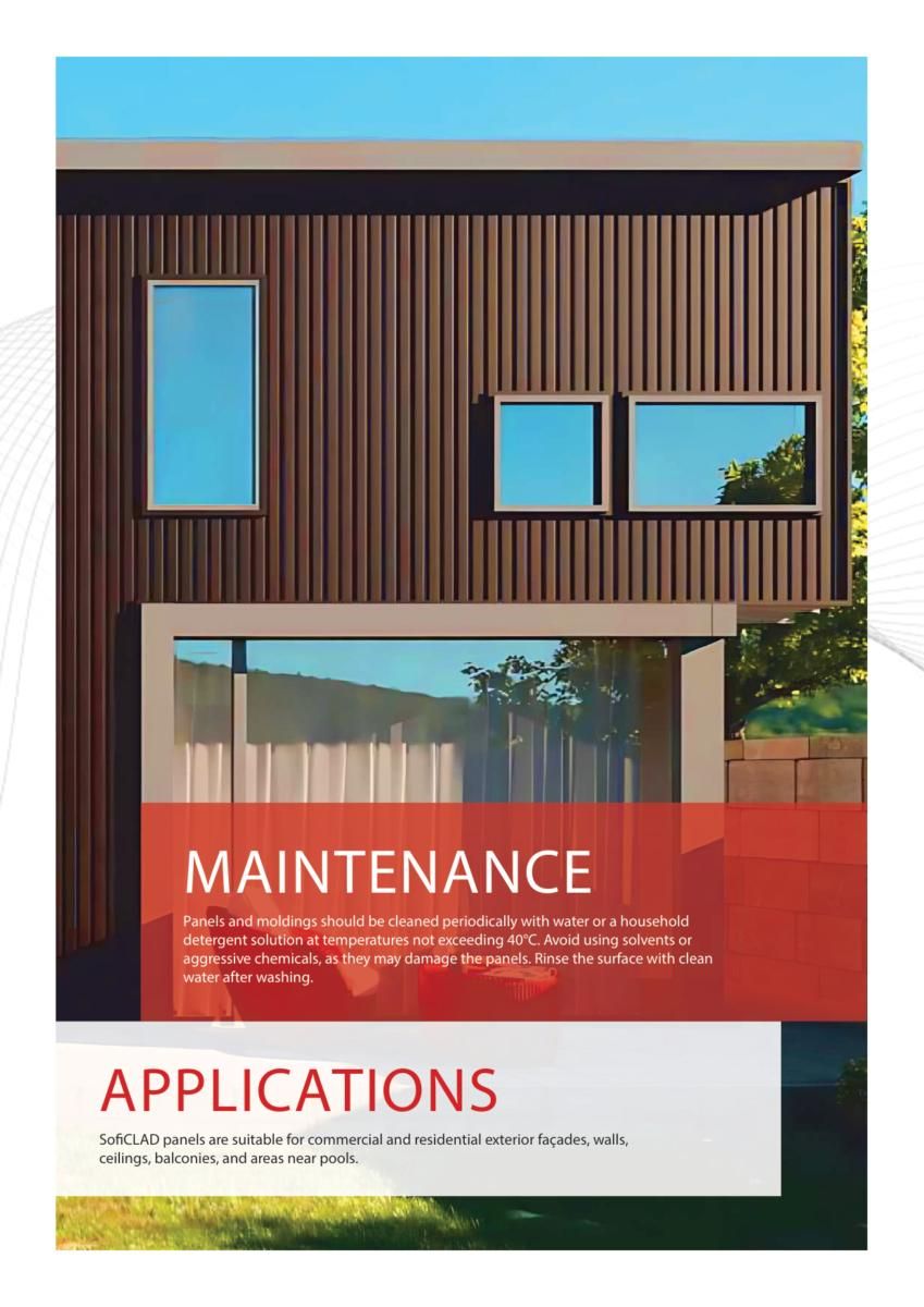 Soficlad Exterior Panels Catalog Page