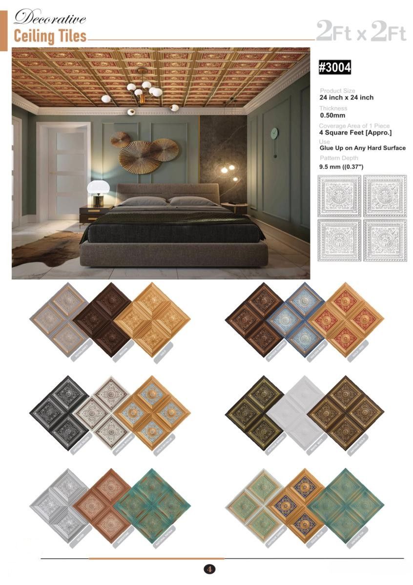 Soni Decor 2x2 Panels Catalog Page
