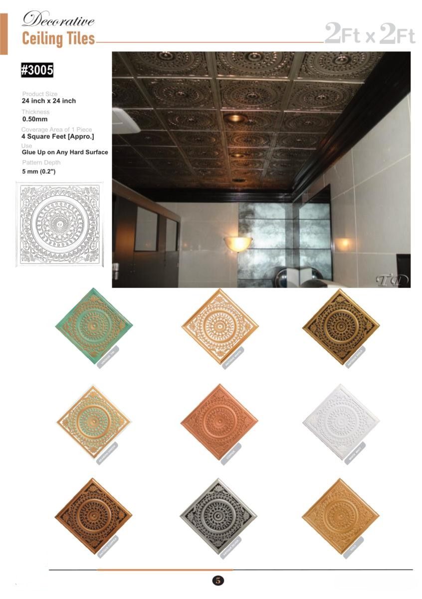 Soni Decor 2x2 Panels Catalog Page