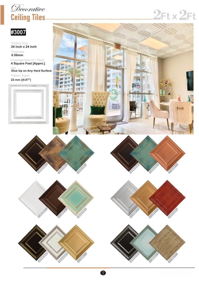 Soni Decor 2x2 Panels Catalog Page