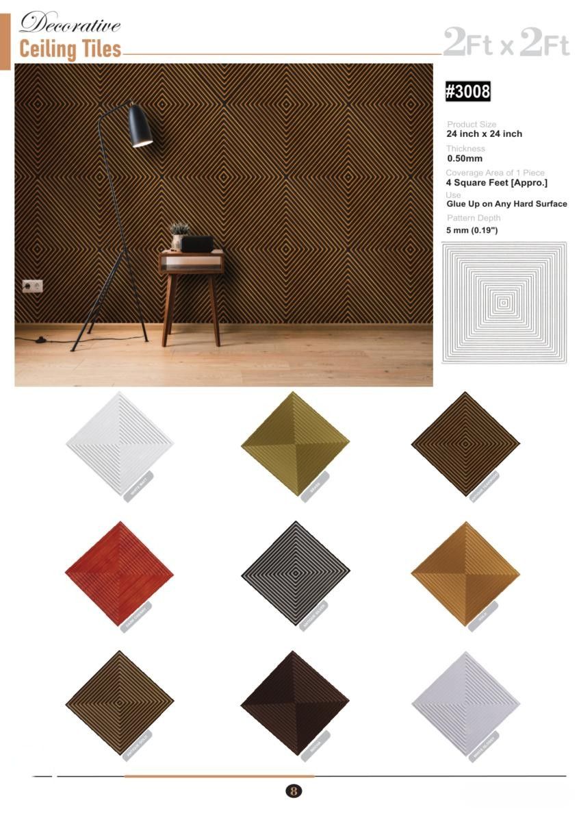 Soni Decor 2x2 Panels Catalog Page