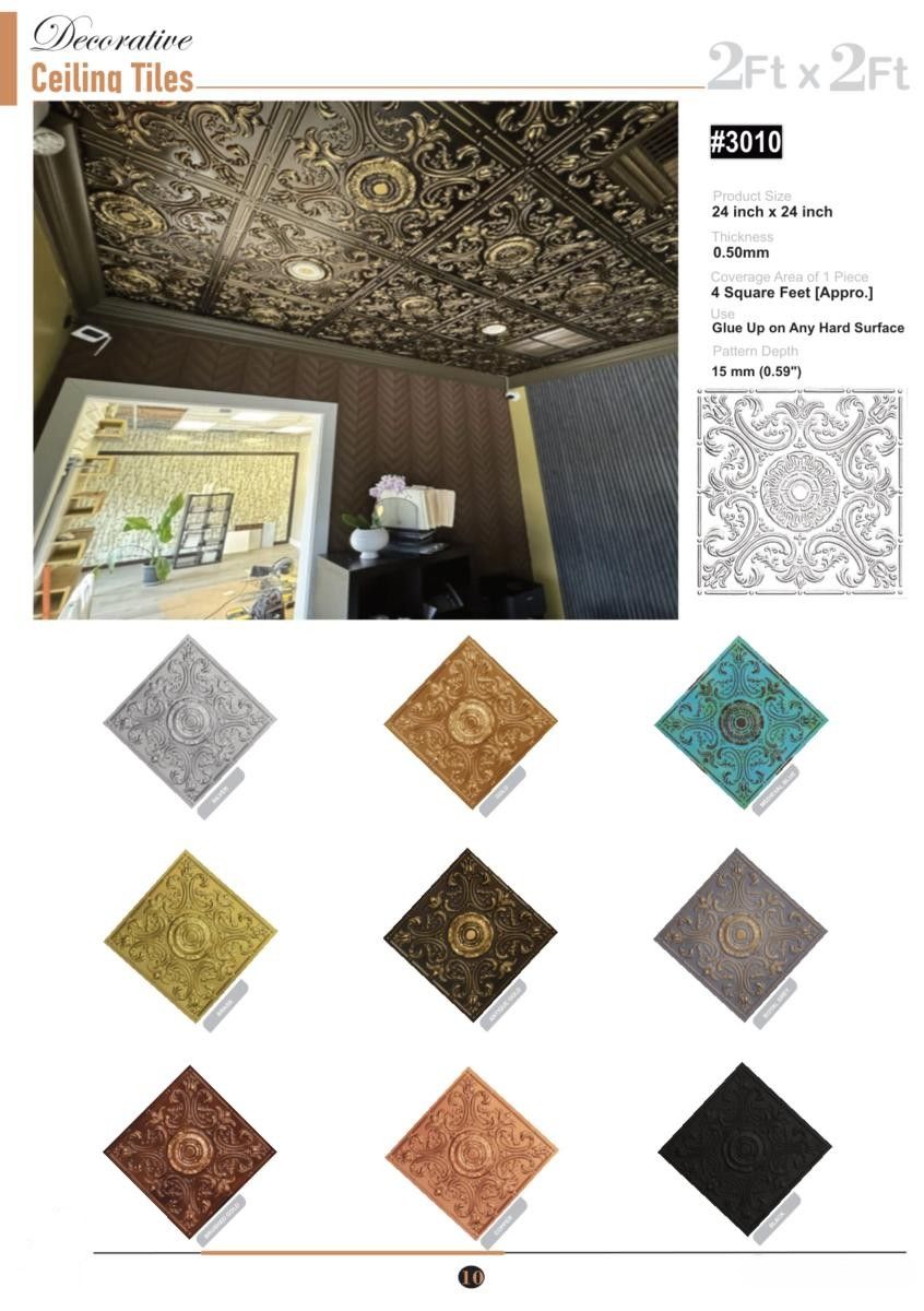 Soni Decor 2x2 Panels Catalog Page