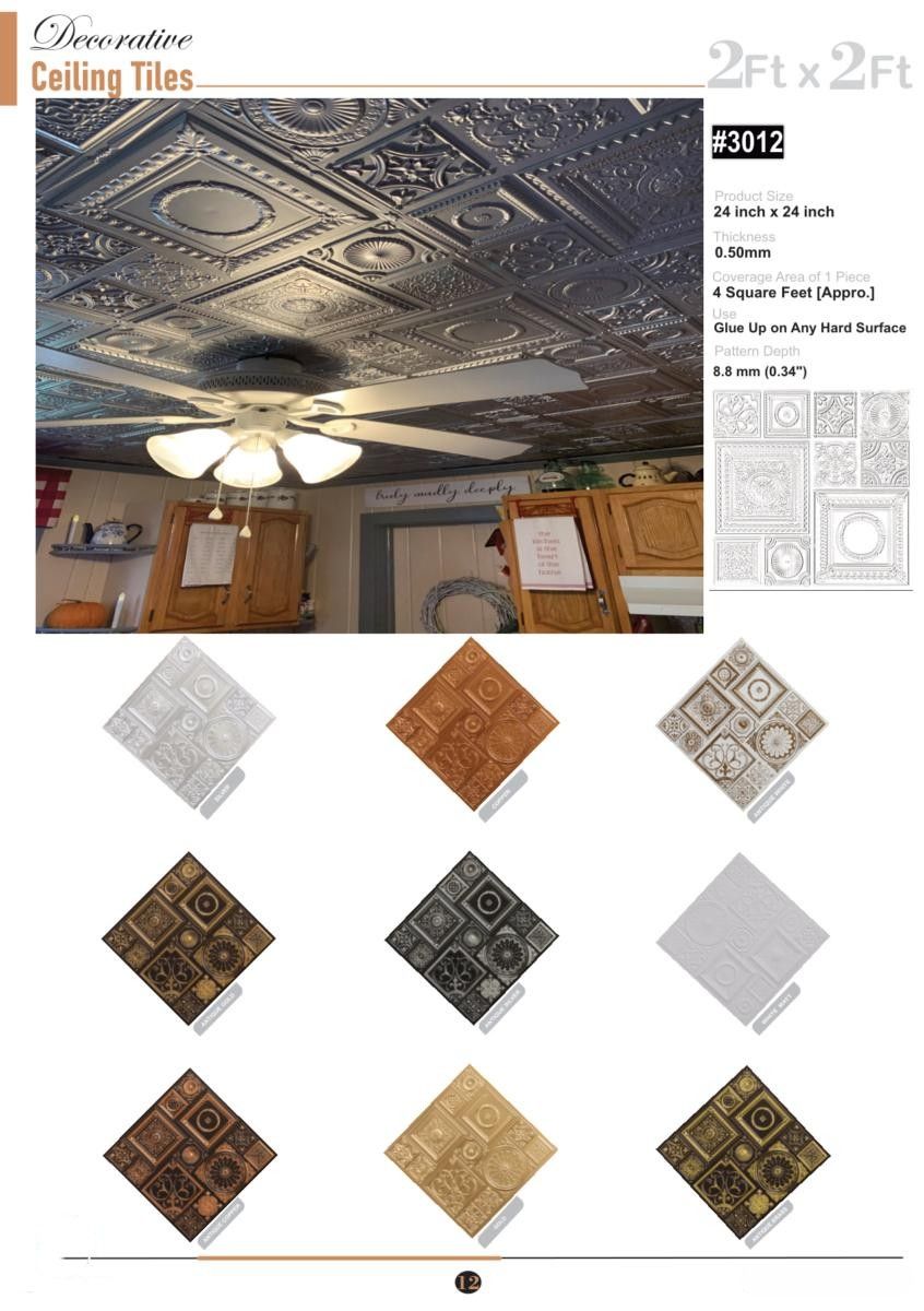 Soni Decor 2x2 Panels Catalog Page