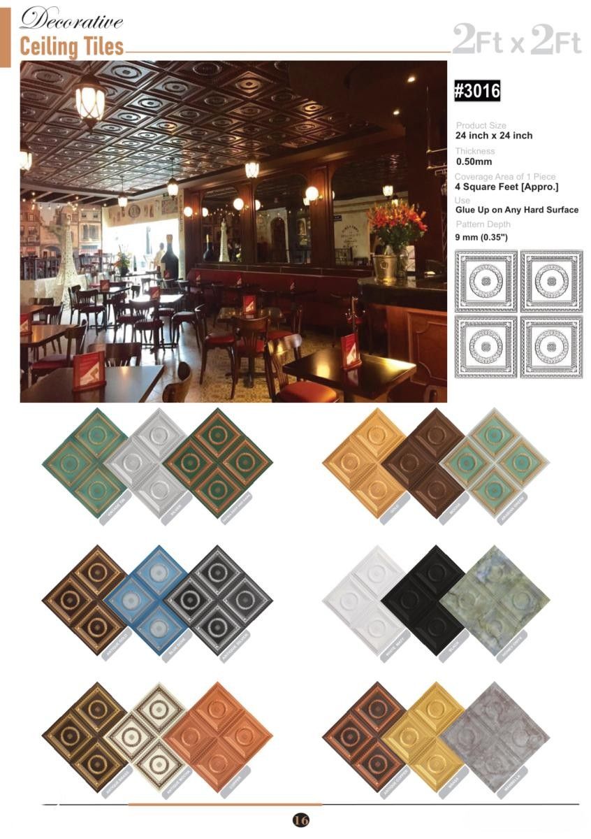 Soni Decor 2x2 Panels Catalog Page