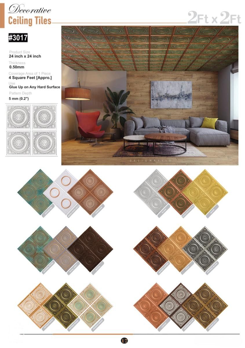 Soni Decor 2x2 Panels Catalog Page