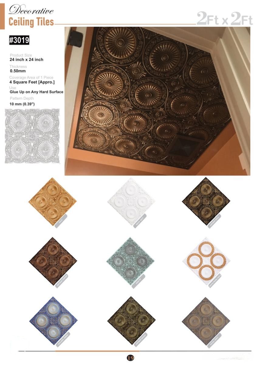 Soni Decor 2x2 Panels Catalog Page