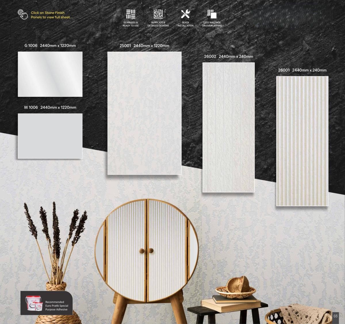 Stonite Charcoal Louvers Catalog Page
