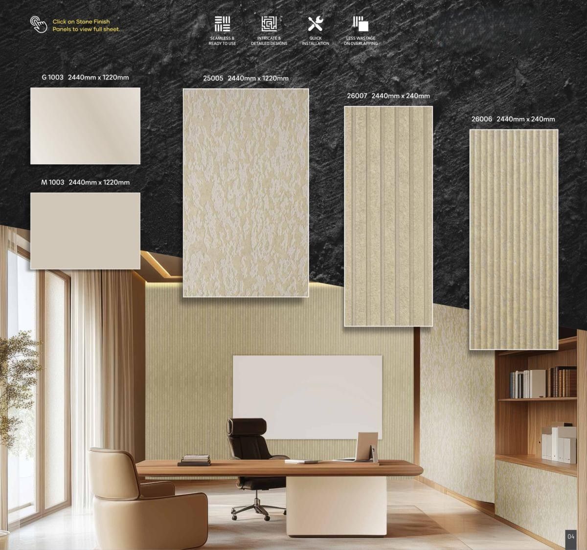 Stonite Charcoal Louvers Catalog Page