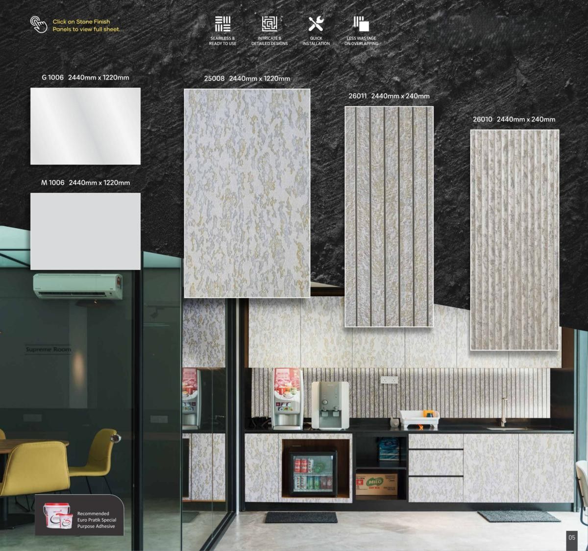 Stonite Charcoal Louvers Catalog Page