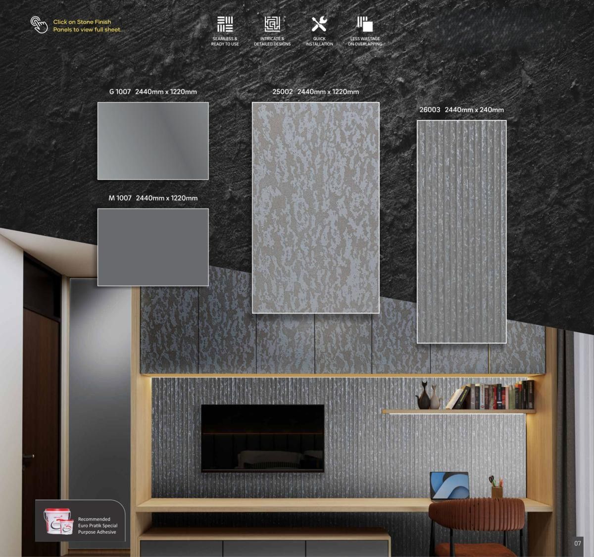 Stonite Charcoal Louvers