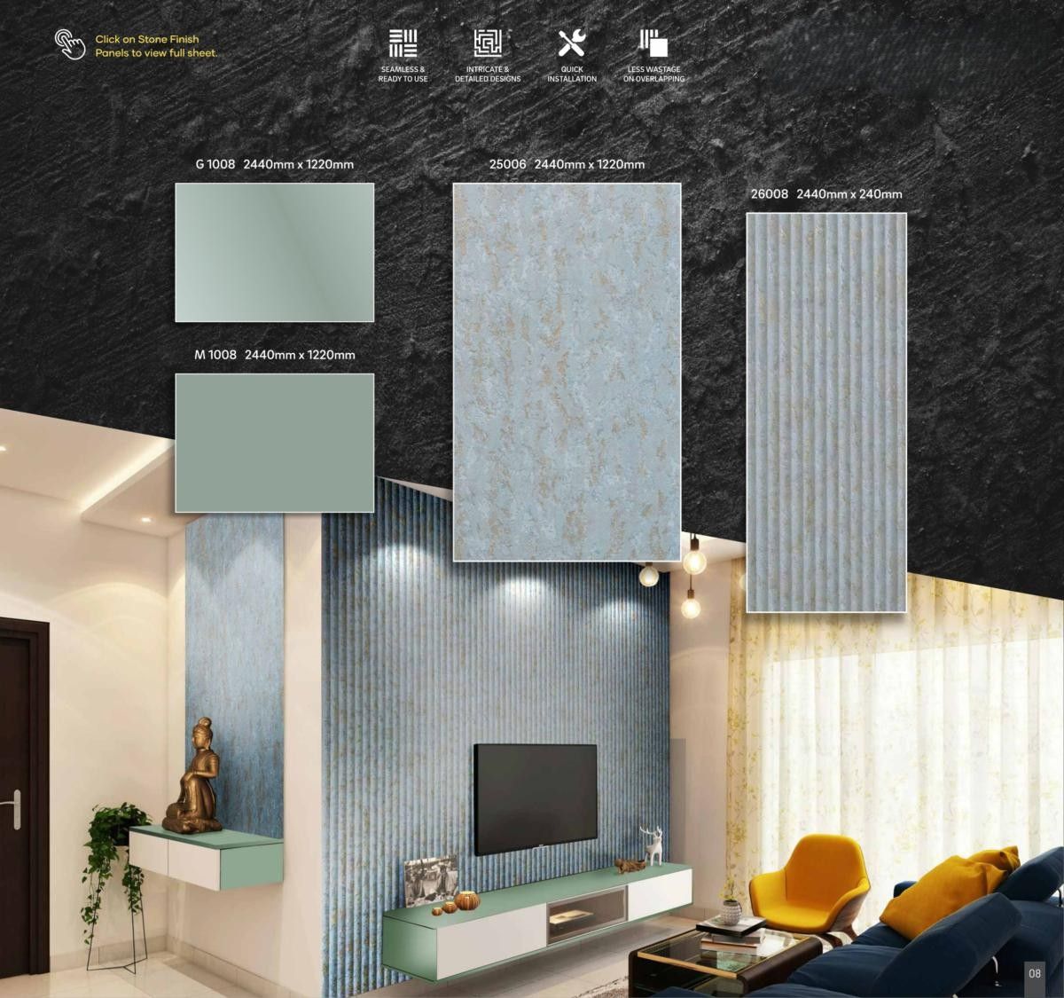 Stonite Charcoal Louvers Catalog Page