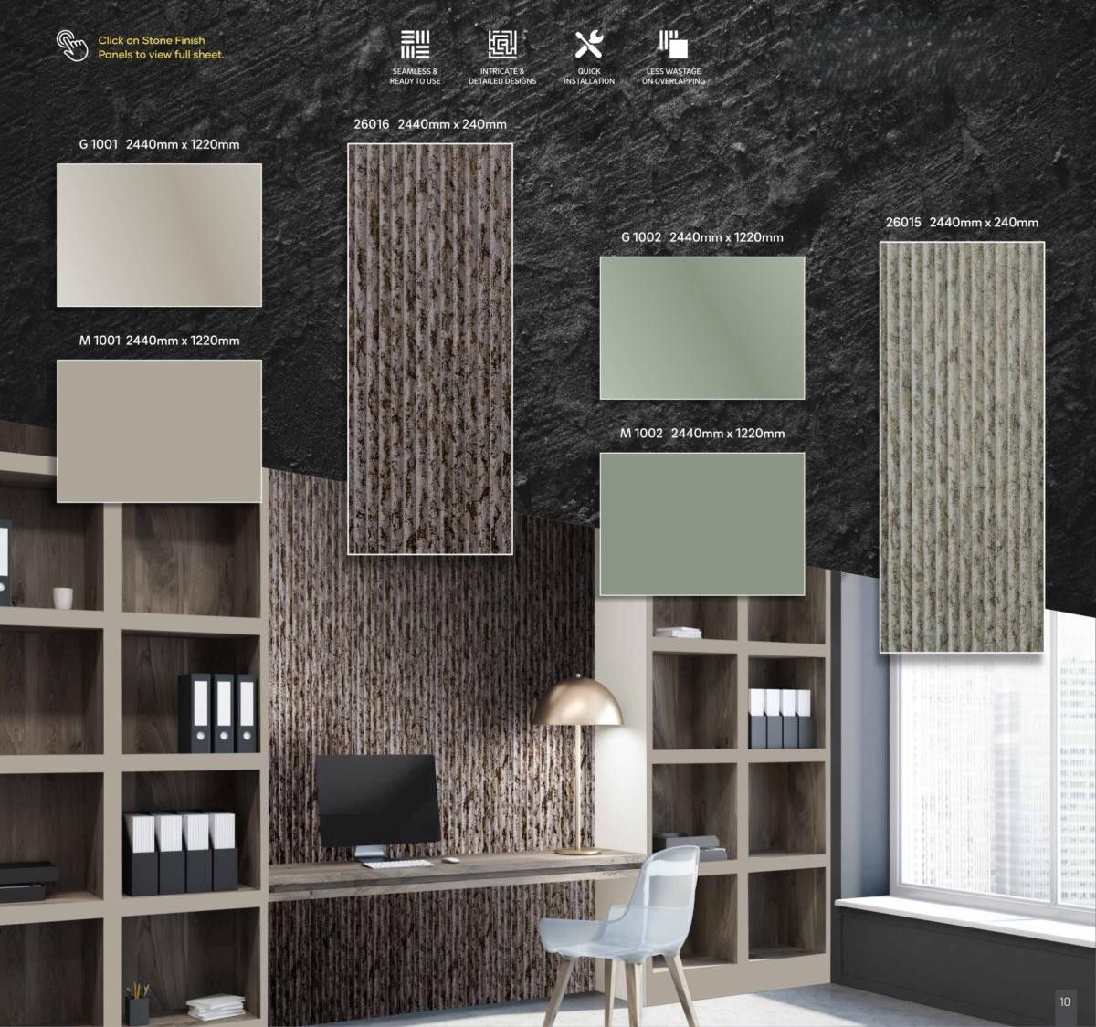 Stonite Charcoal Louvers Catalog Page