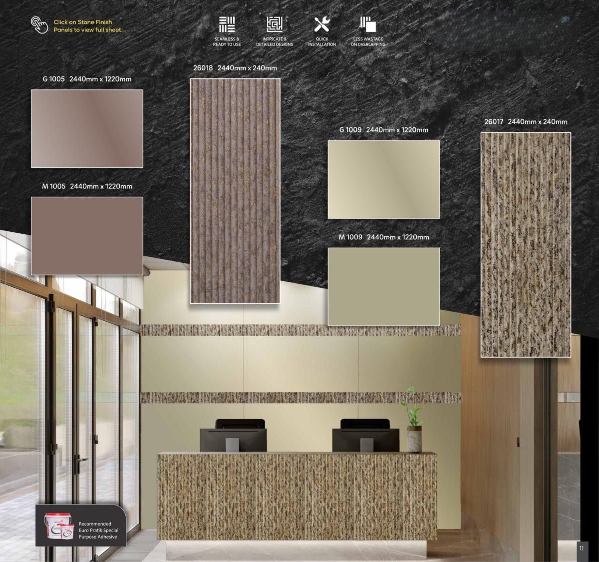 Stonite Charcoal Louvers Catalog Page
