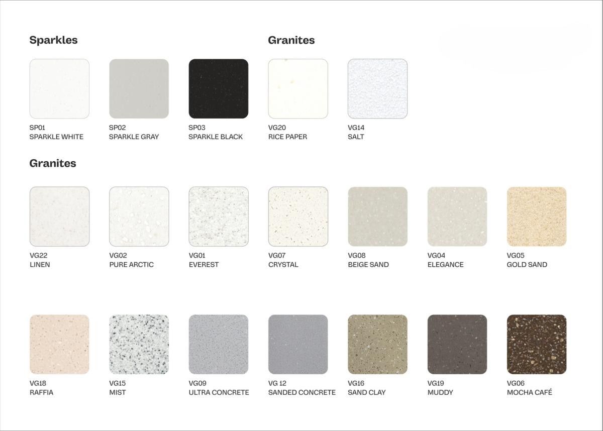 Vivanta Solid Surfaces Catalog Page