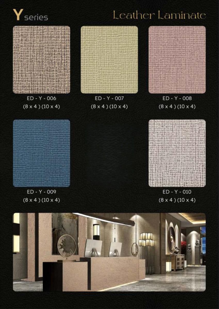 XYA Leather Laminate Catalog Page