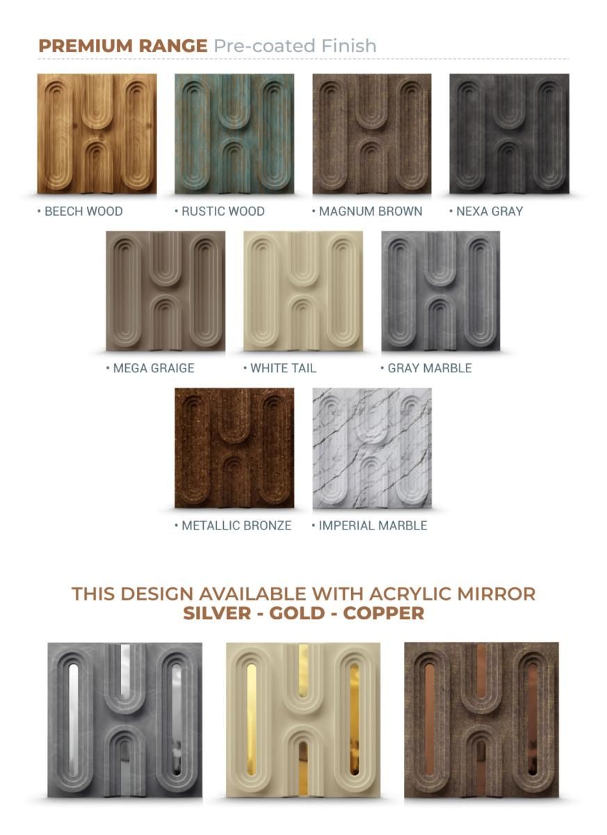Zoomwall 3D Panels Catalog Page