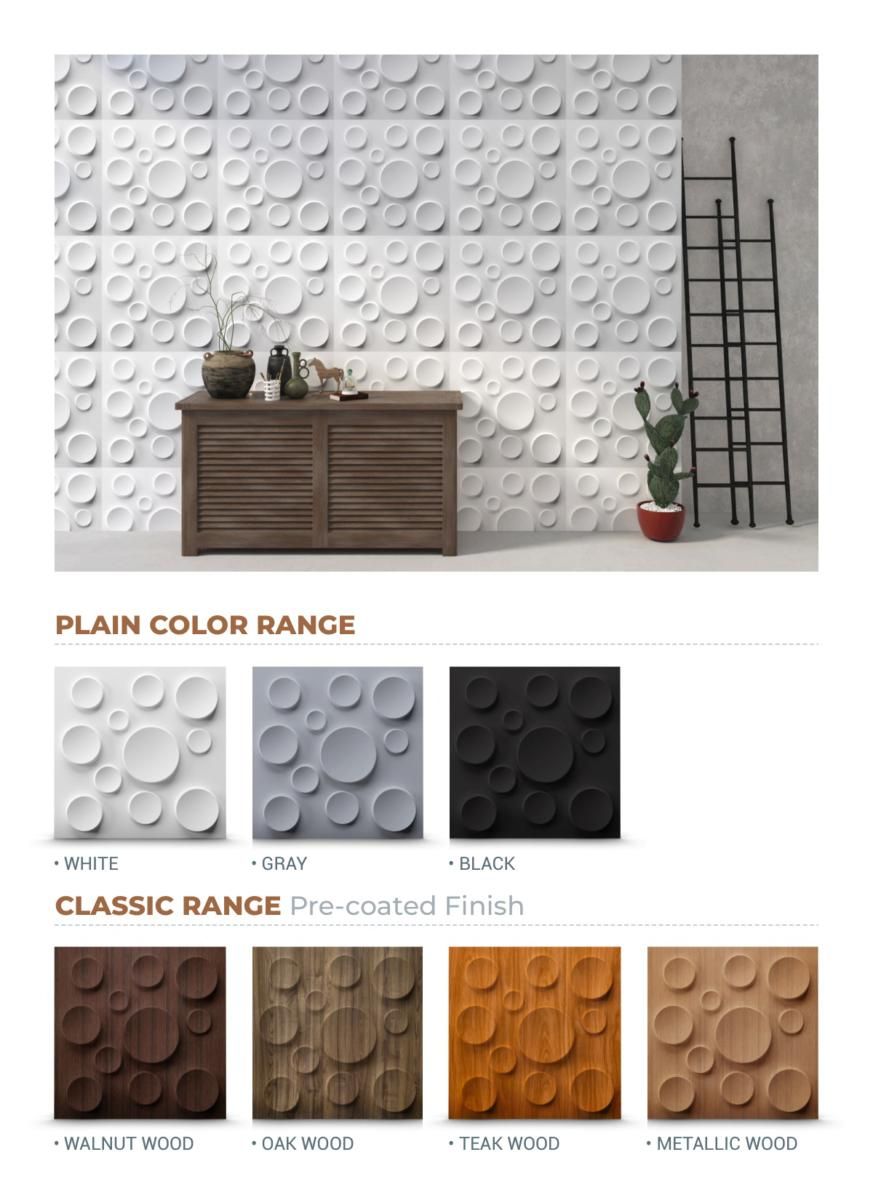 Zoomwall 3D Panels Catalog Page